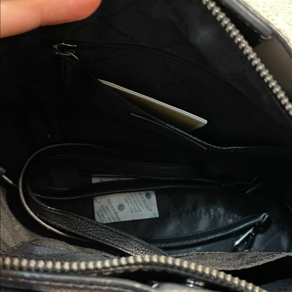 Michael Kors Black Pebbled Leather Purse - Picture 5 of 6